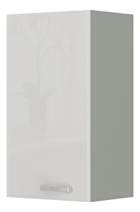 Gornji kuhinjski ormarić- Brunea 40 G-72 1F (siva + bijeli sjaj)