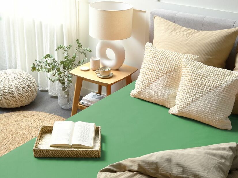 Plahta za krevet 160 x 200 cm Januba (zelena)
