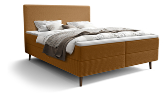 Bračni krevet 180 cm Napoli Bonell (karamela) (s podnicom, s prostorom za odlaganje)