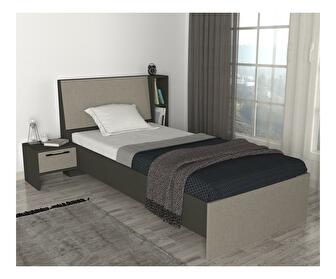 Jednostruki krevet 90 cm s noćnim stolićem Carusela (krem)