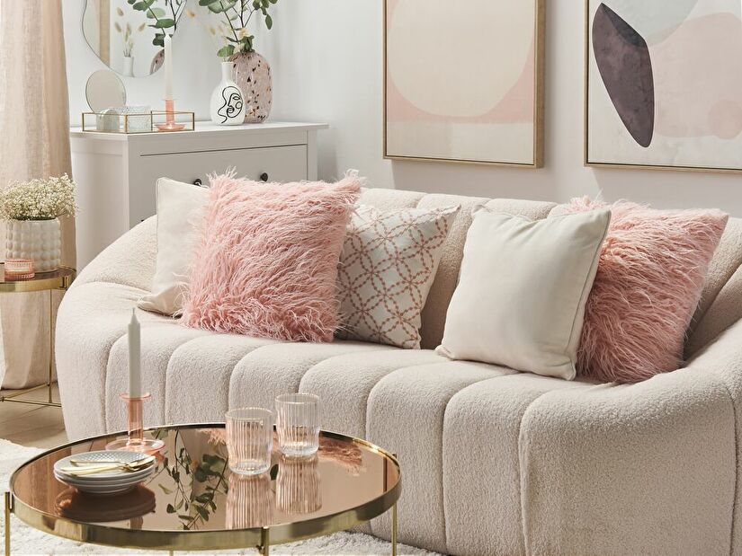 Set 2 kom. jastuka 45 x 45 cm Dariana (ružičasta)