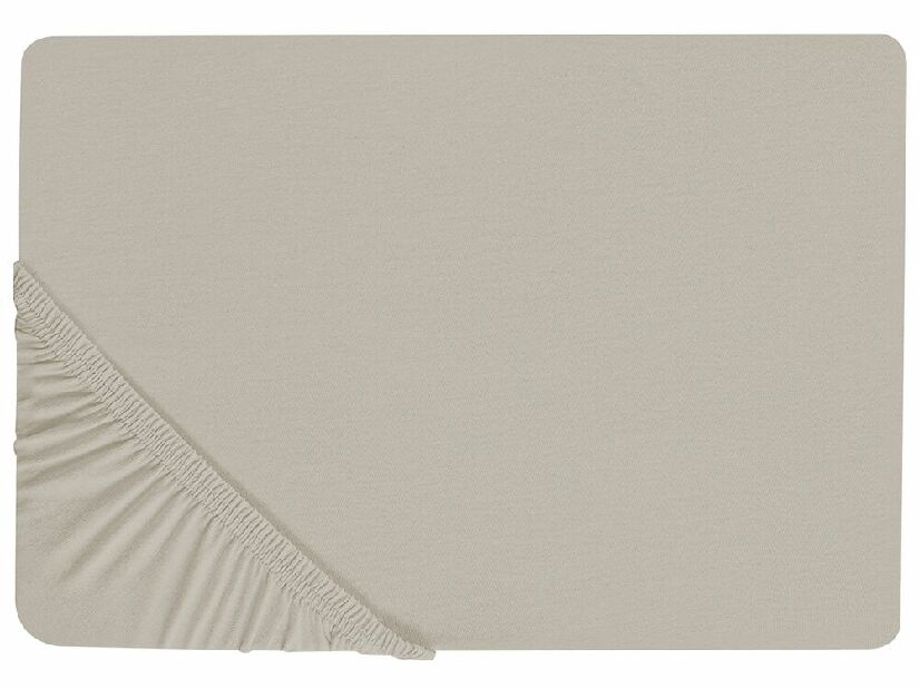 Plahta za krevet 90 x 200 cm Januba (sivo-bež)