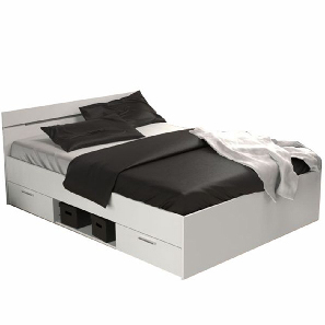 Bračni krevet 140 cm Myriam (bijela) (bez podnice i madraca) *rasprodaja