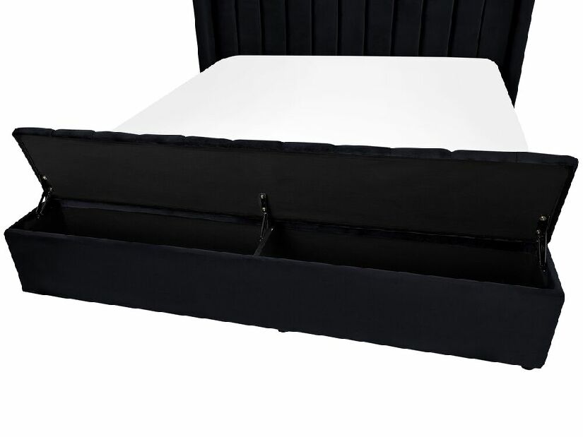 Bračni krevet 160 cm Noya (crna)
