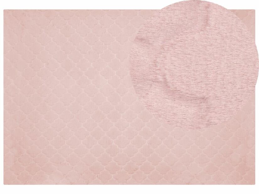 Tepih od umjetnog krzna 160 x 230 cm Gharry (ružičasta)