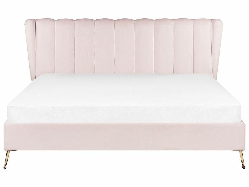Bračni krevet 180 cm Mirabell (ružičasta)