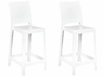 Set barskih stolica (2 kom.) Worpenza (bijela) 