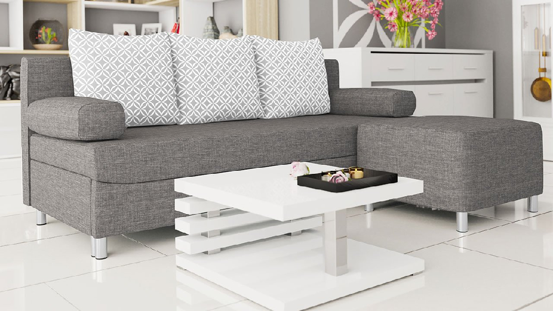 Sofa Mirjan Dorien s tabureom (Lux 05 + Evo 32)