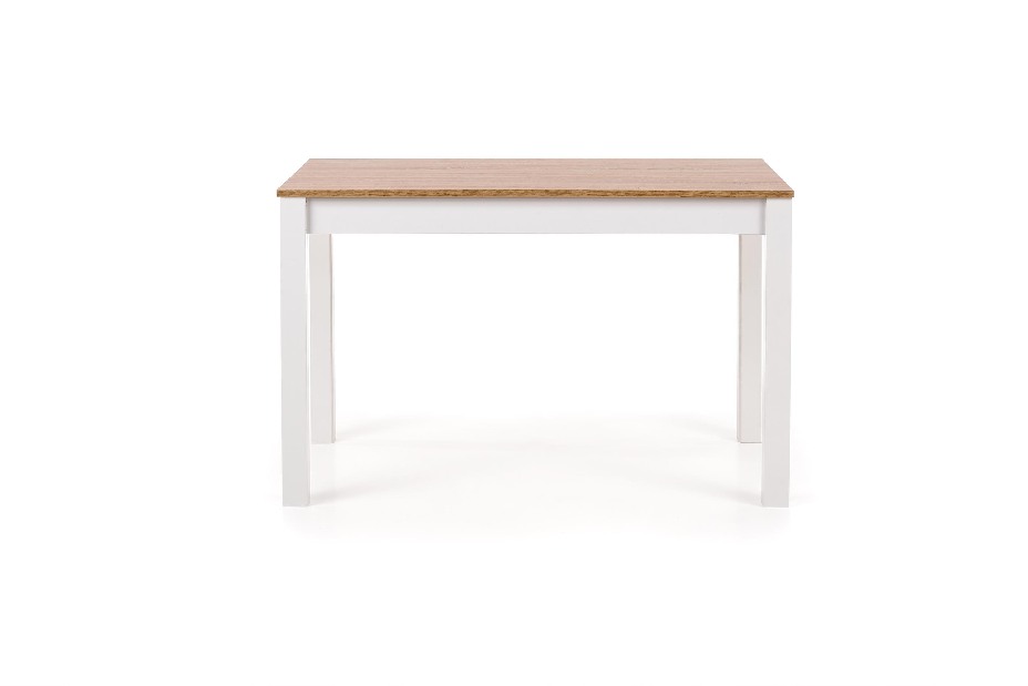 Blagovaonski stol Kymberly (hrast sonoma + bijela) (za 4 osobe) 
