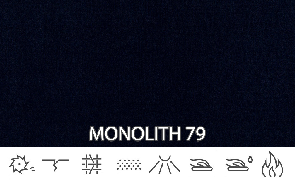 Kutna garnitura Viktoria 2R1 (D) (tamnoplava Monolith 79)