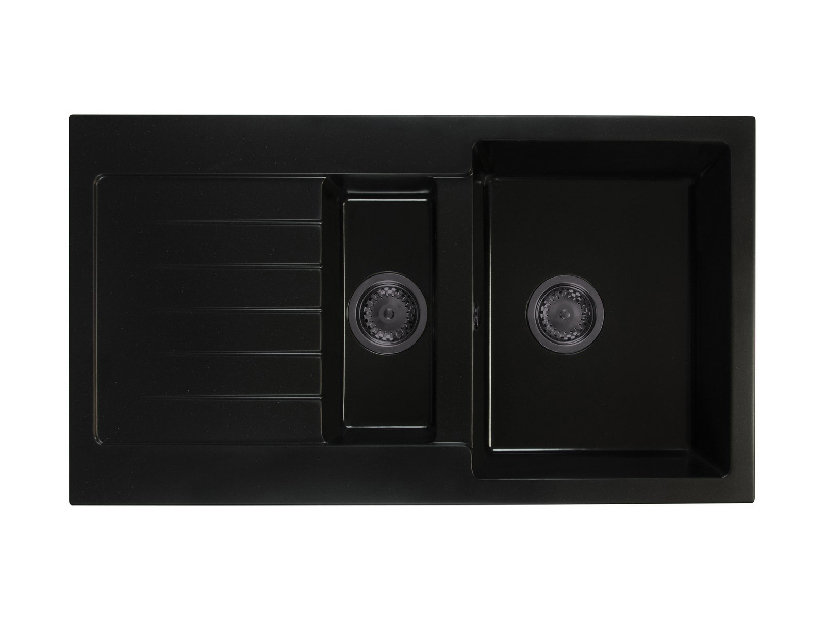 Kuhinjski sudoper Altava (crna) (sa 2 otvora za bateriju) (L)