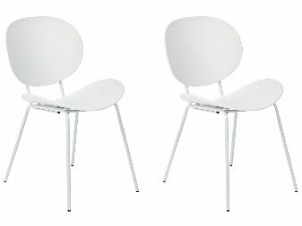 Set blagovaonskih stolica (2 kom.) Sarrah (bijela) 