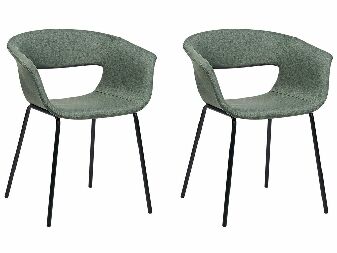 Set blagovaonskih stolica (2 kom.) Ezra (zelena)