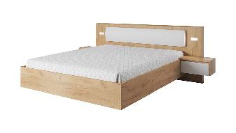 Bračni krevet 160 cm Xenos (s noćnim stolićima)