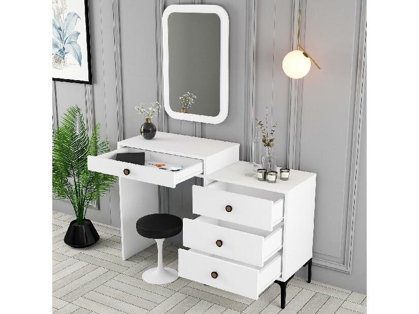 Toaletni stolić Logan (bijela + bijela)