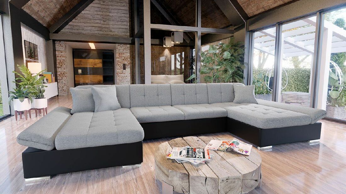 Sofa na razvlačenje Mirjan Agnara (ekokoža soft 011 + bristol 2460)
