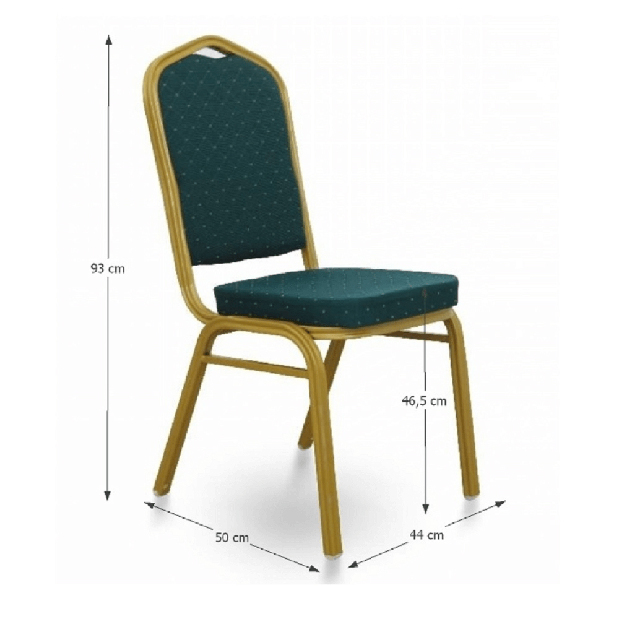 Set blagovaonskih stolica (4 kom.) Zoni (zelena) *outlet moguća oštećenja