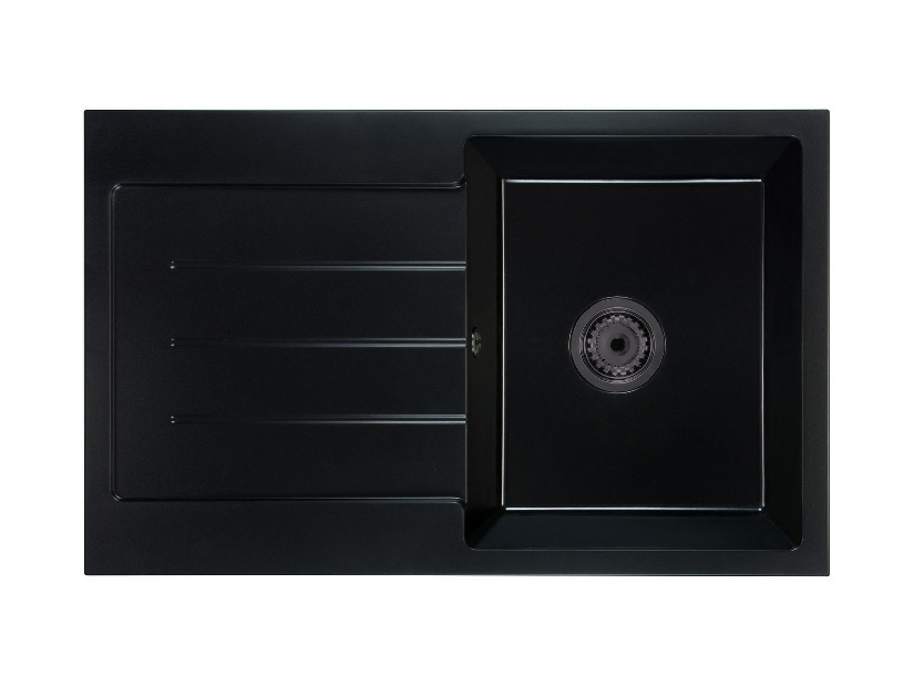 Kuhinjski sudoper Ruxom (crna) (sa 3 otvora za baterije) (L)