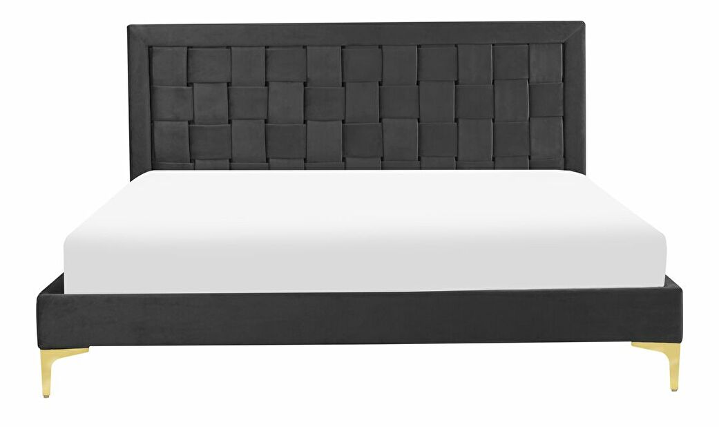 Bračni krevet 160 cm Linux (crna)