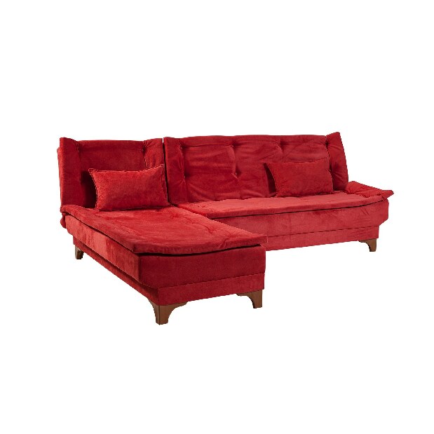 Kutna sofa na razvlačenje Keid C (crvena) (L)