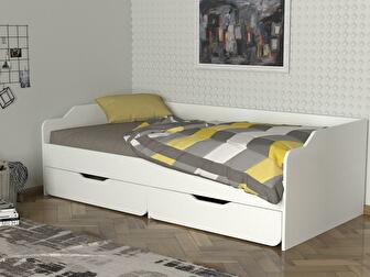 Jednostruki krevet 90 cm Yukka (bijela)