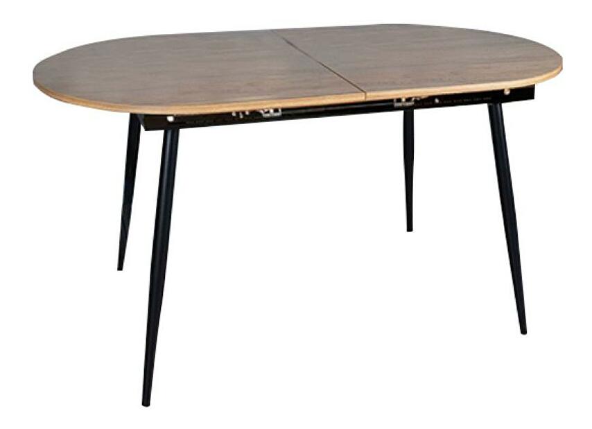 Blagovaonski stol 150 CAMERON (hrast + crna) (za 6 do 8 osoba)