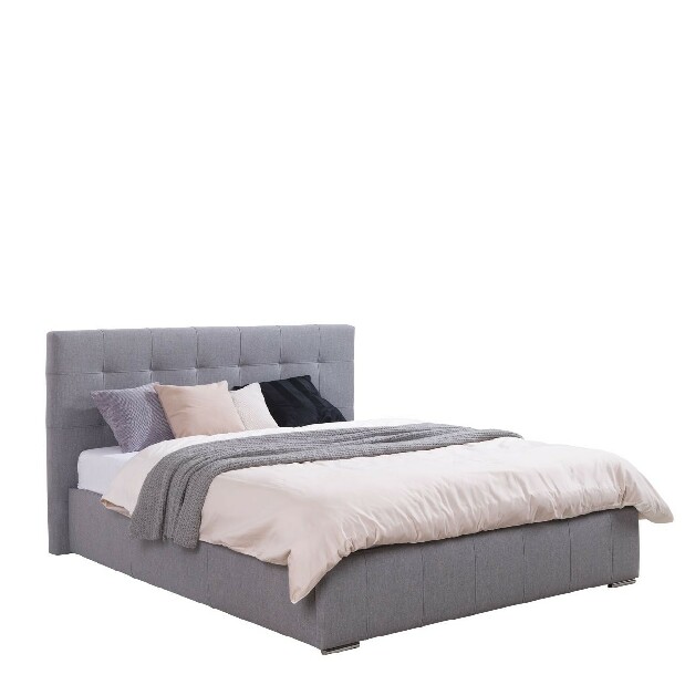 Bračni krevet 160 cm Mirjan Kendrick (ekokoža Soft 020)