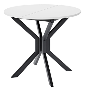 Blagovaonski stol Kirtore M 90 (bijela + crna) *rasprodaja