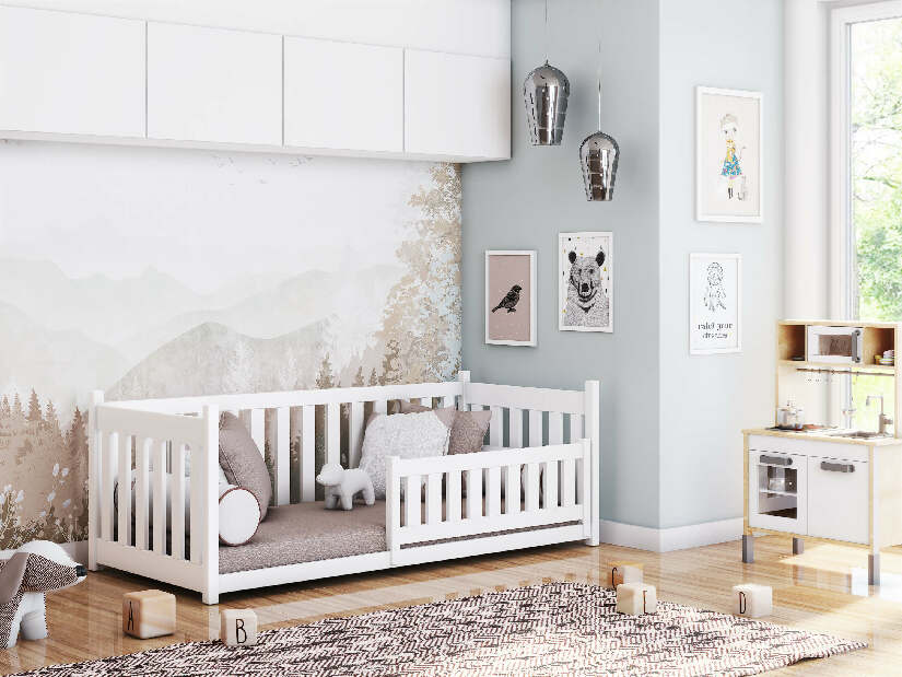 Dječji krevet 80 x 180 cm Connie (s podnicom) (bijela)