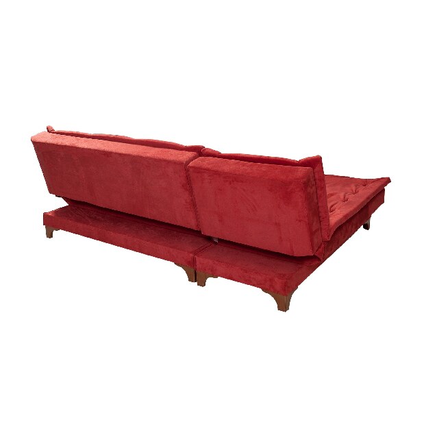 Kutna sofa na razvlačenje Keid C (crvena) (L)