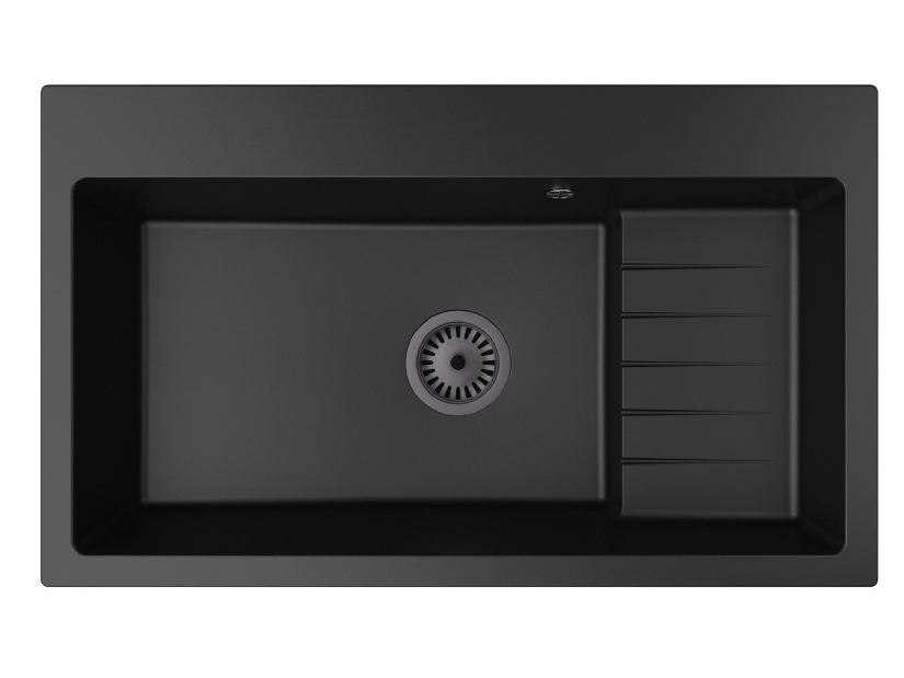 Kuhinjski sudoper Akream (crna) (s 1 otvorom za bateriju)