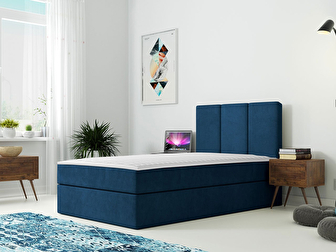Jednostruki krevet 90 cm Sauler (plava) *rasprodaja
