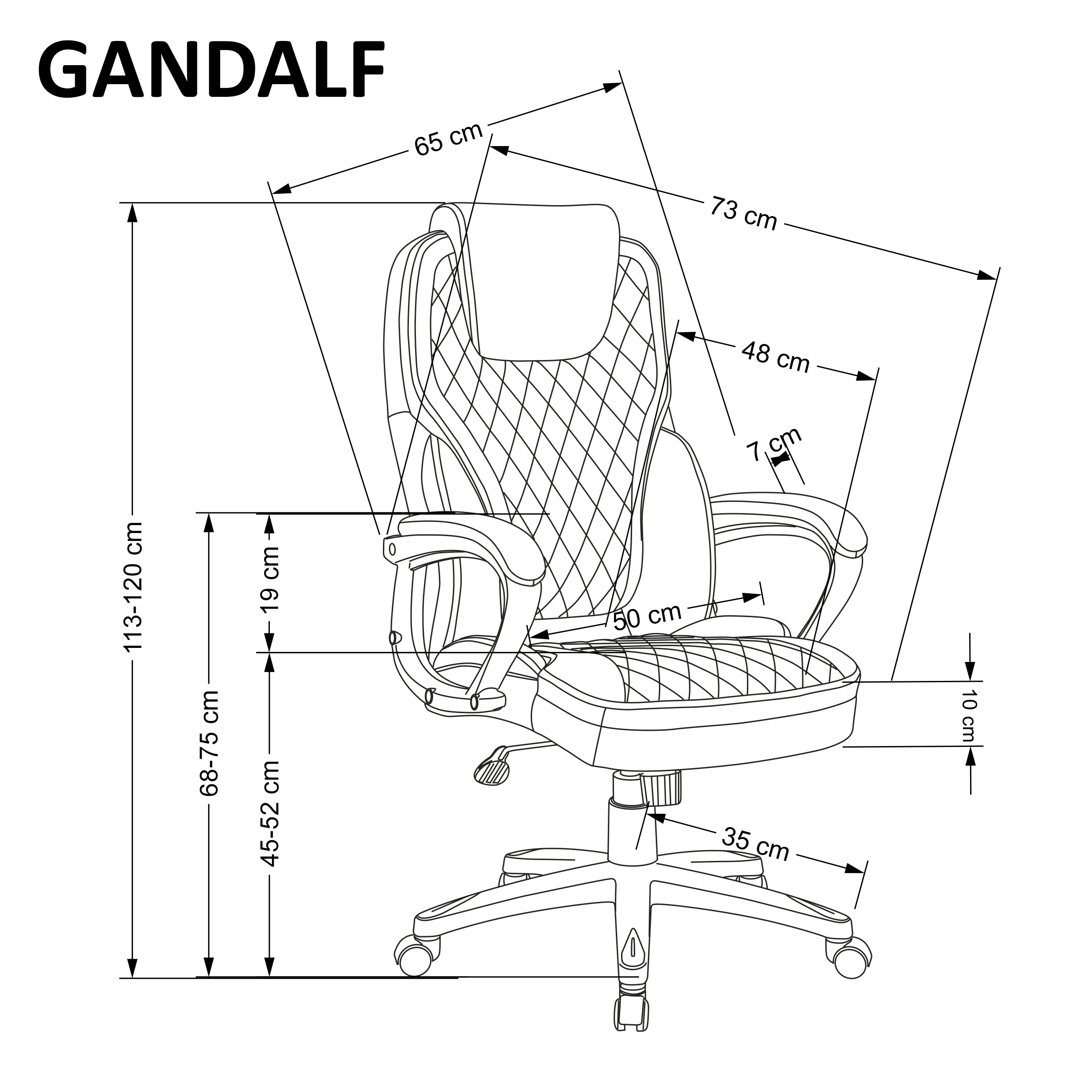 Uredska stolica Gandy