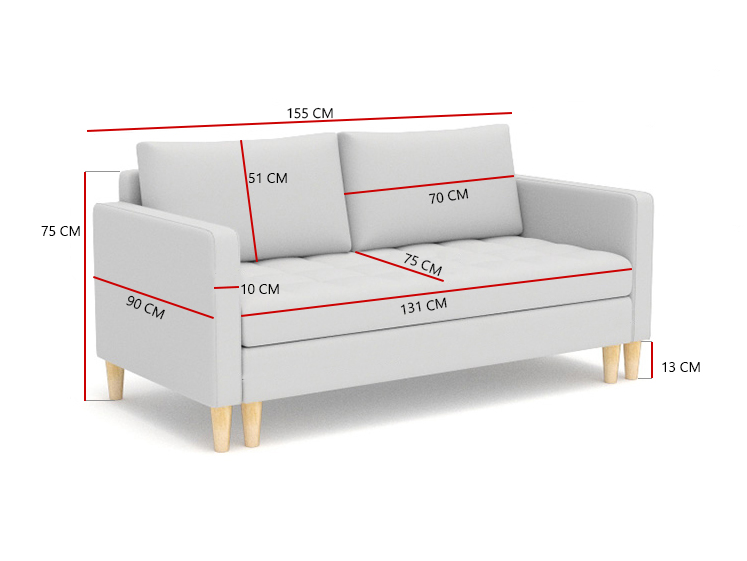 Sofa Ondina (crna)  