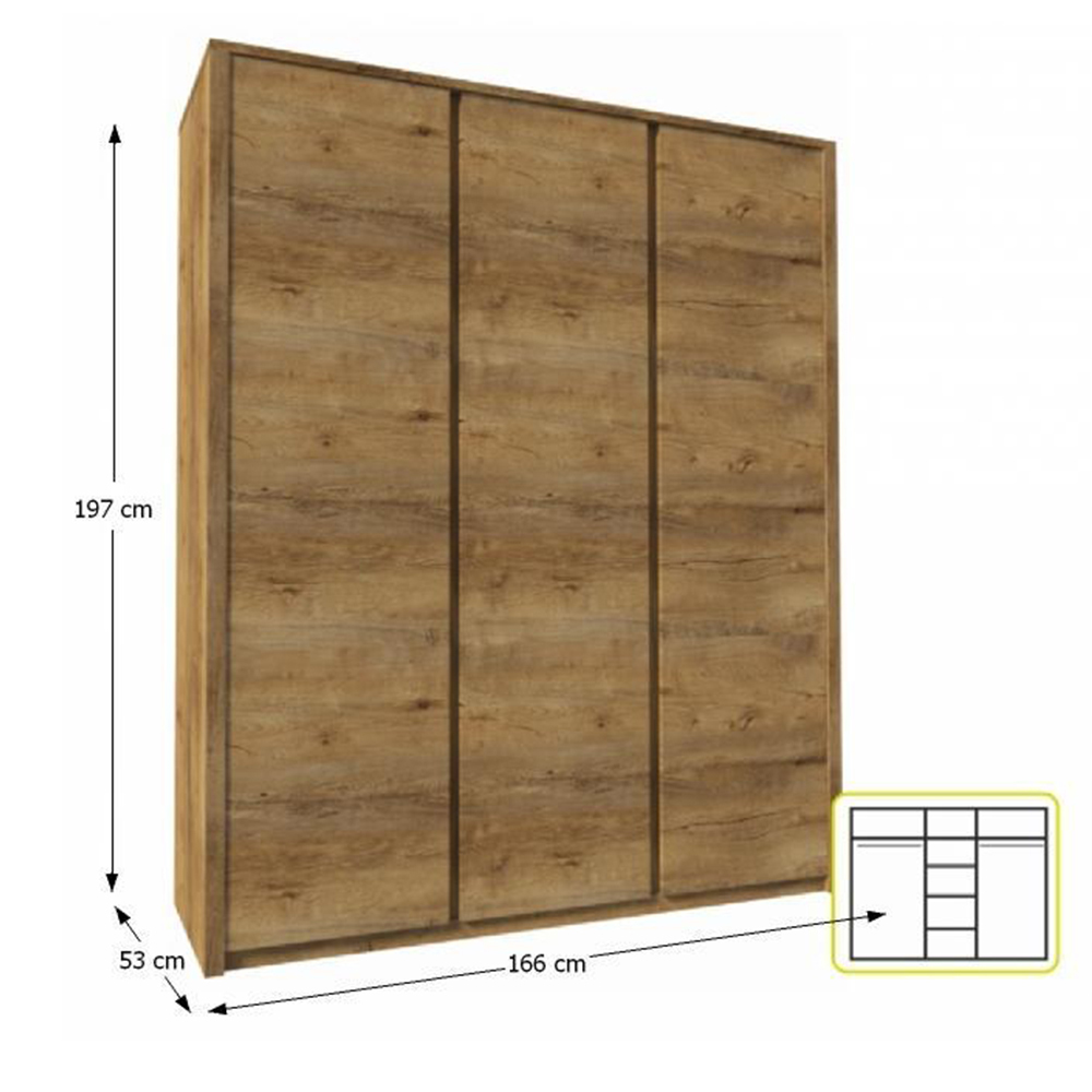 Ormar za garderobu Modestus S3D  