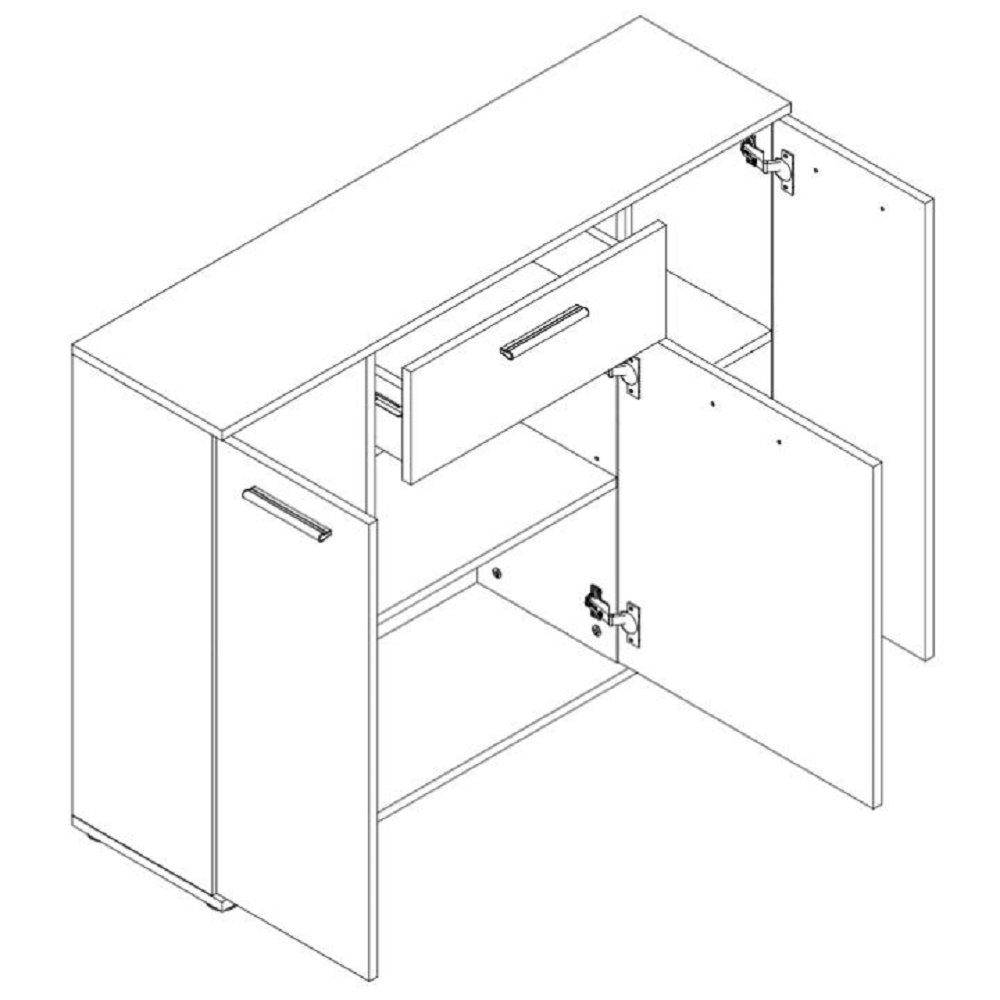 Komoda Notrea Tip 35 (bijela) 