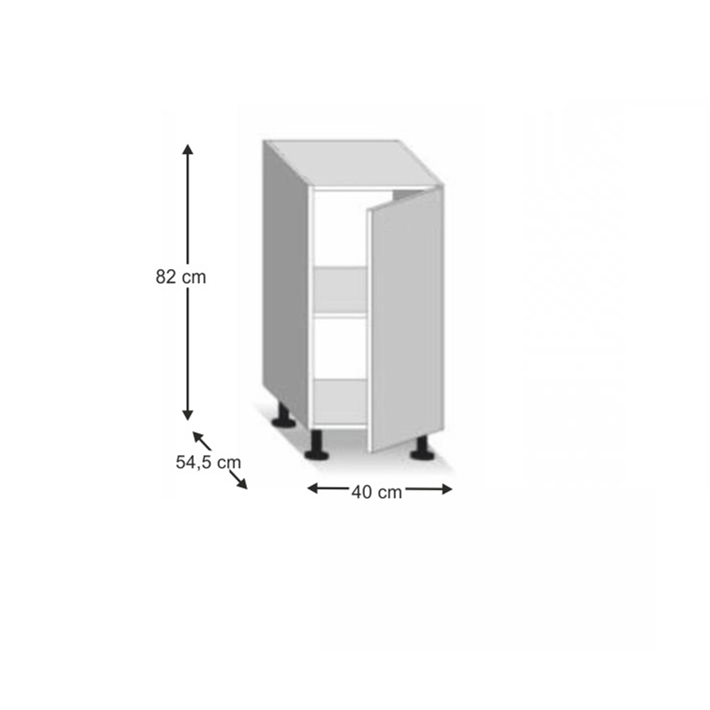 Donji kuhinjski ormarić Lilouse D 40  