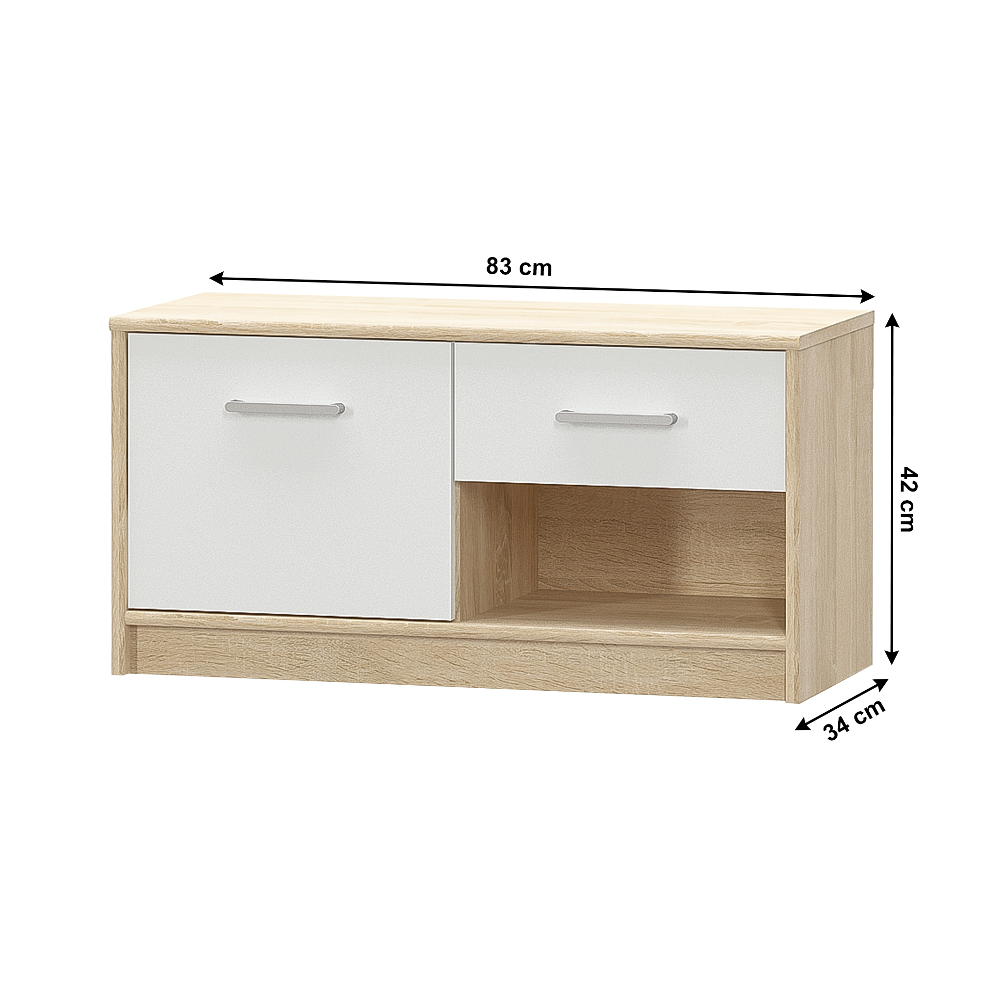 Komoda Thornham  1D1S (bijela)  