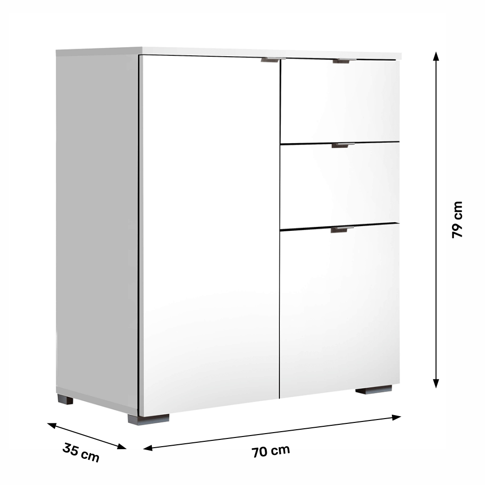 Komoda tip 2 Milara (bijela)