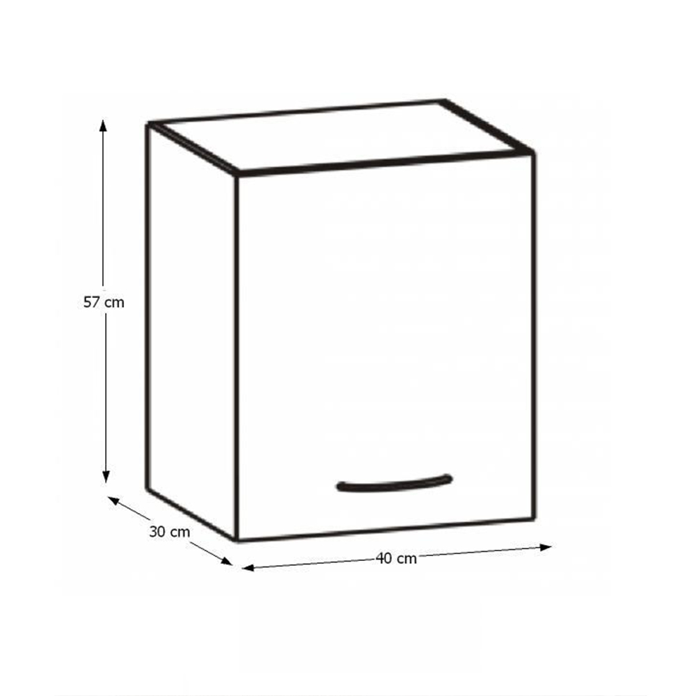 Gornji kuhinjski ormarić Hariva New G 40 