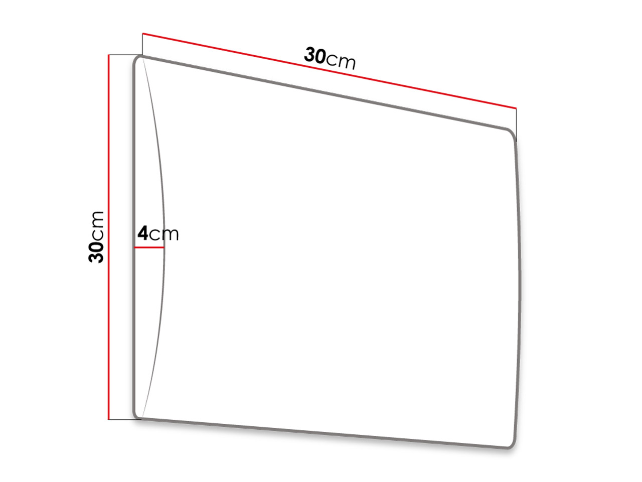 Tapecirani zidni panel (3 kom.) Pag 40x20 (mentol) *rasprodaja