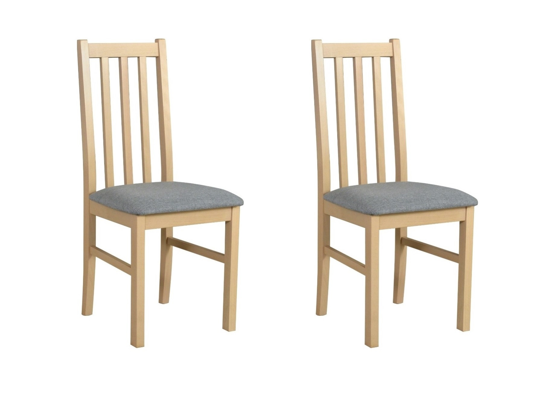 Set od 2 blagovaonske stolice Zefir I (sonoma hrast + siva) *rasprodaja