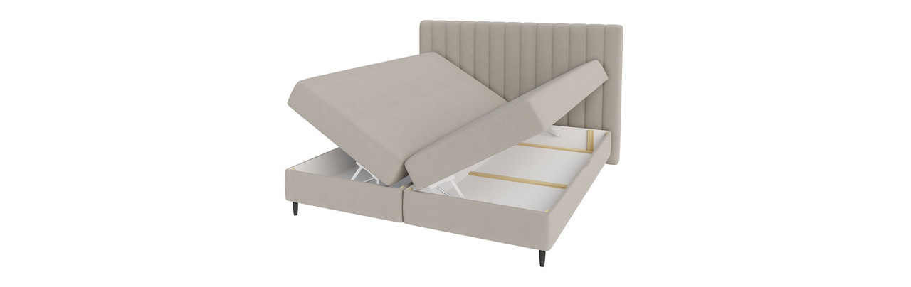 Bračni krevet Boxspring Beatrice (140x200) (Swing 17)