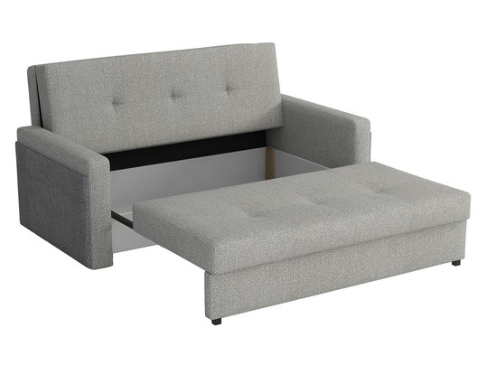 Sofa na razvlačenje Clovea Mel III (crna + zebra) (s prostorom za odlaganje)