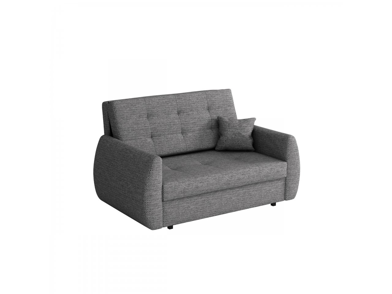 Sofa na razvlačenje Clovea Art II (tamnosiva) (s prostorom za odlaganje)