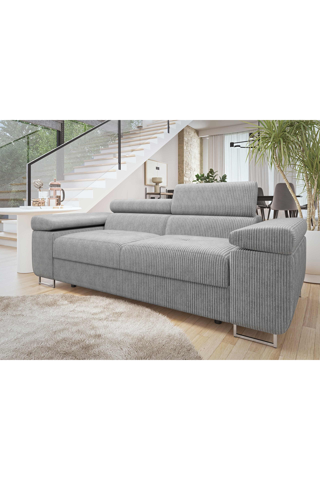 Sofa Terazuro 2 S (siva + crna) 