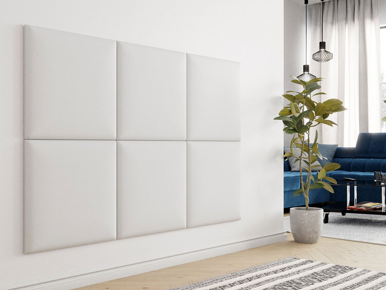 Tapeciran panel Pag 60x60 cm (bijela) *rasprodaja